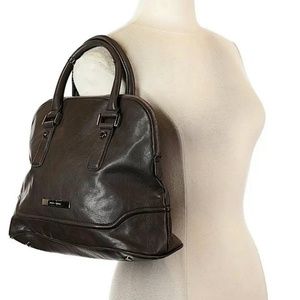Ivanka Trump Black Leather Satchel